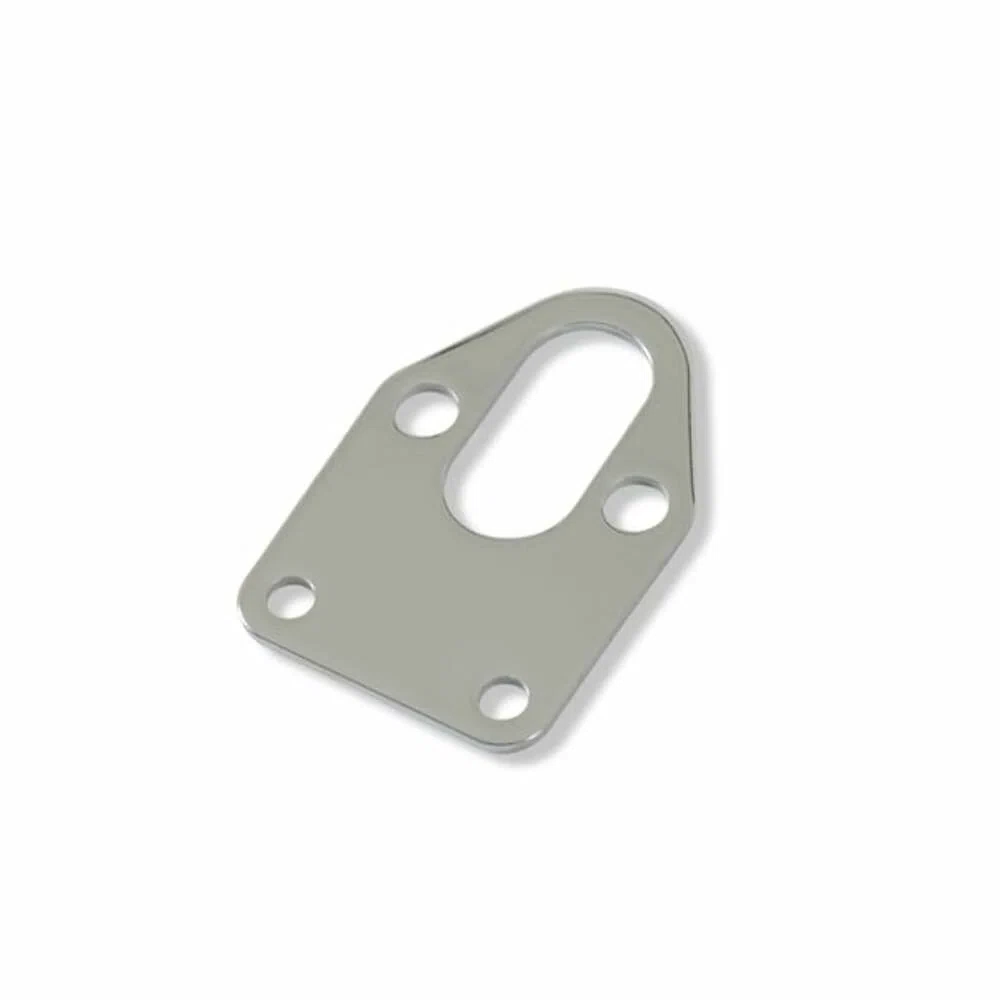 Mr. Gasket Fuel Pump Mounting Plate - Chrome - 1514